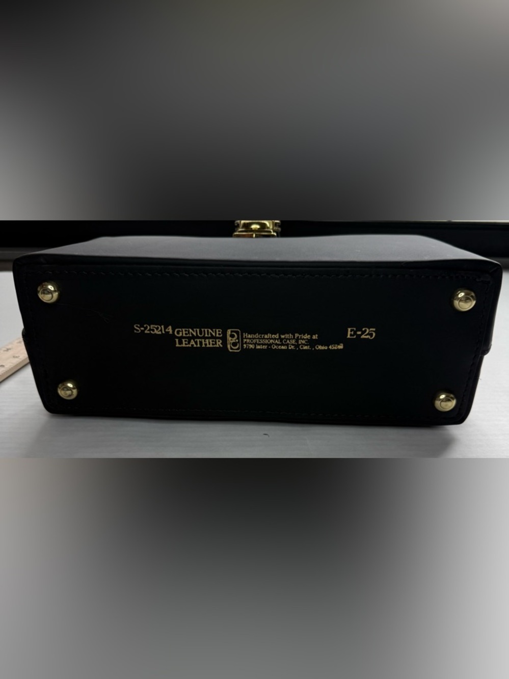 NEW Professional Case, Inc. Leather Doctor Bag Black - Picture 4 of 10